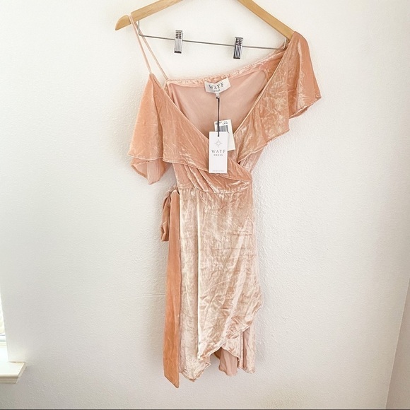 WAYF Velvet Dress - Picture 2 of 9